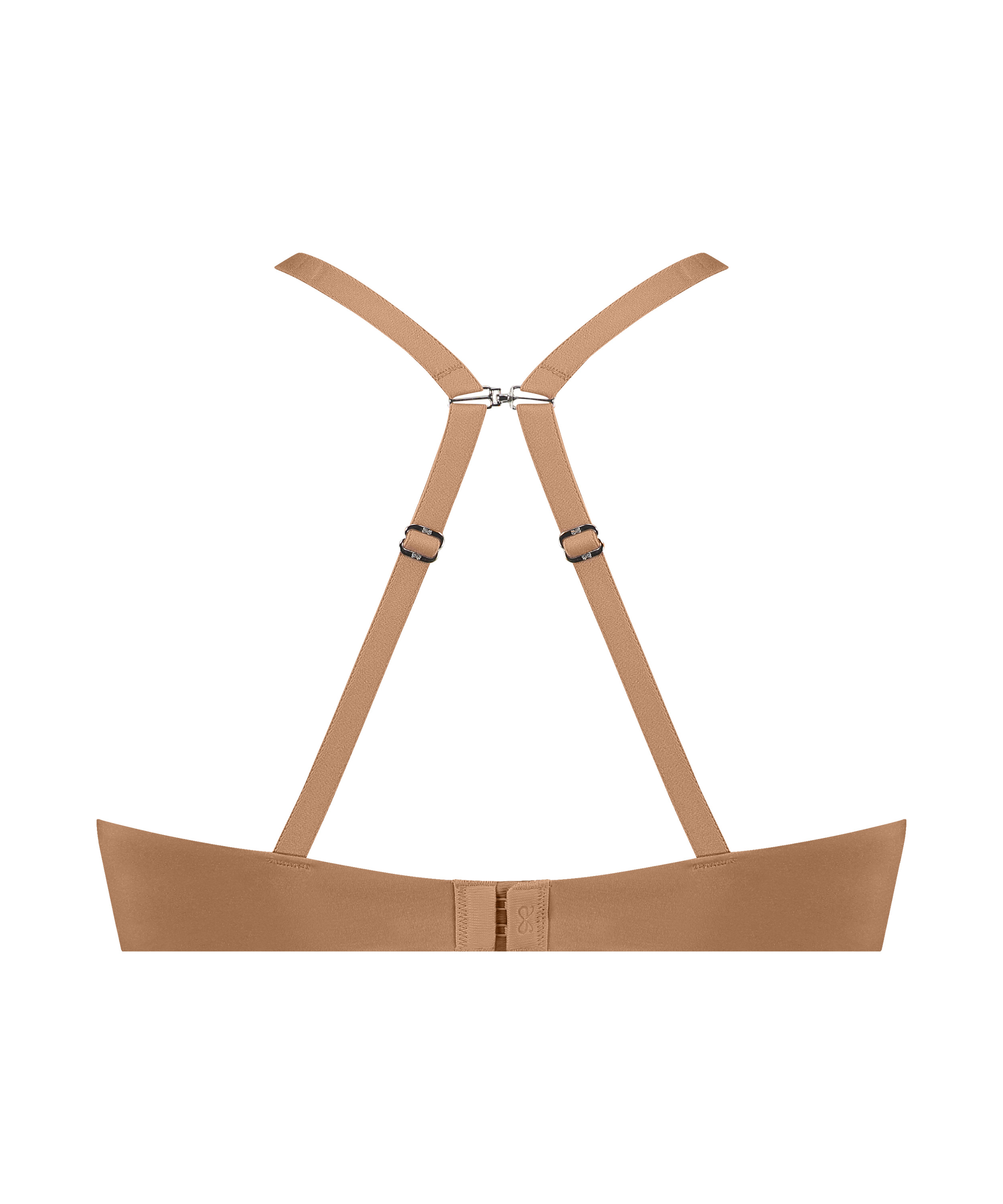 Soutien-gorge &agrave; armatures non-pr&eacute;form&eacute; Smooth, Marron, main