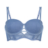Soutien-gorge à armatures préformé sans bretelles Molly, Bleu