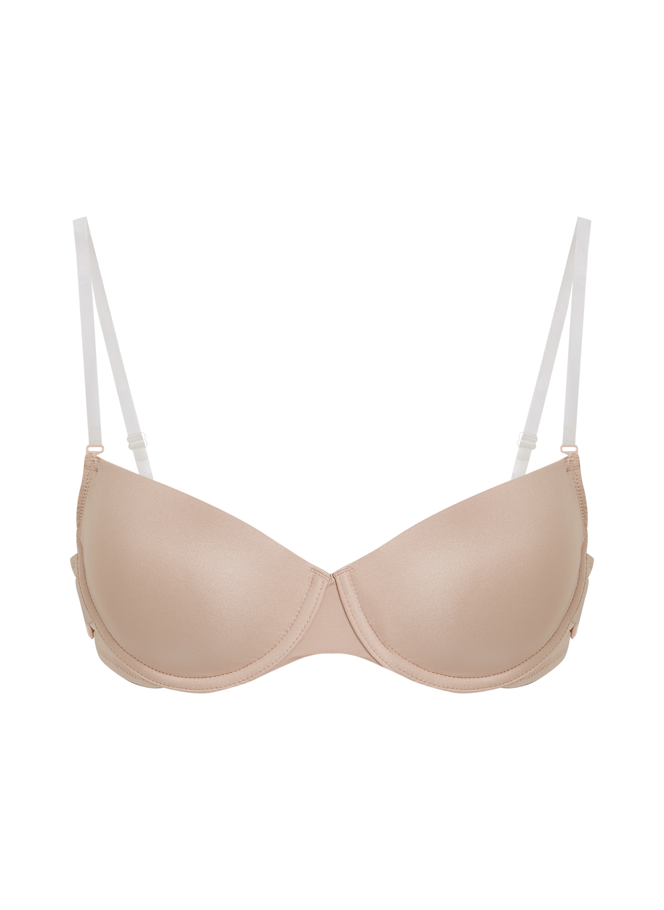 Soutien-gorge à armatures préformé Transparent Back, Beige, main