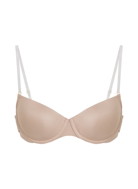 Soutien-gorge à armatures préformé Transparent Back, Beige