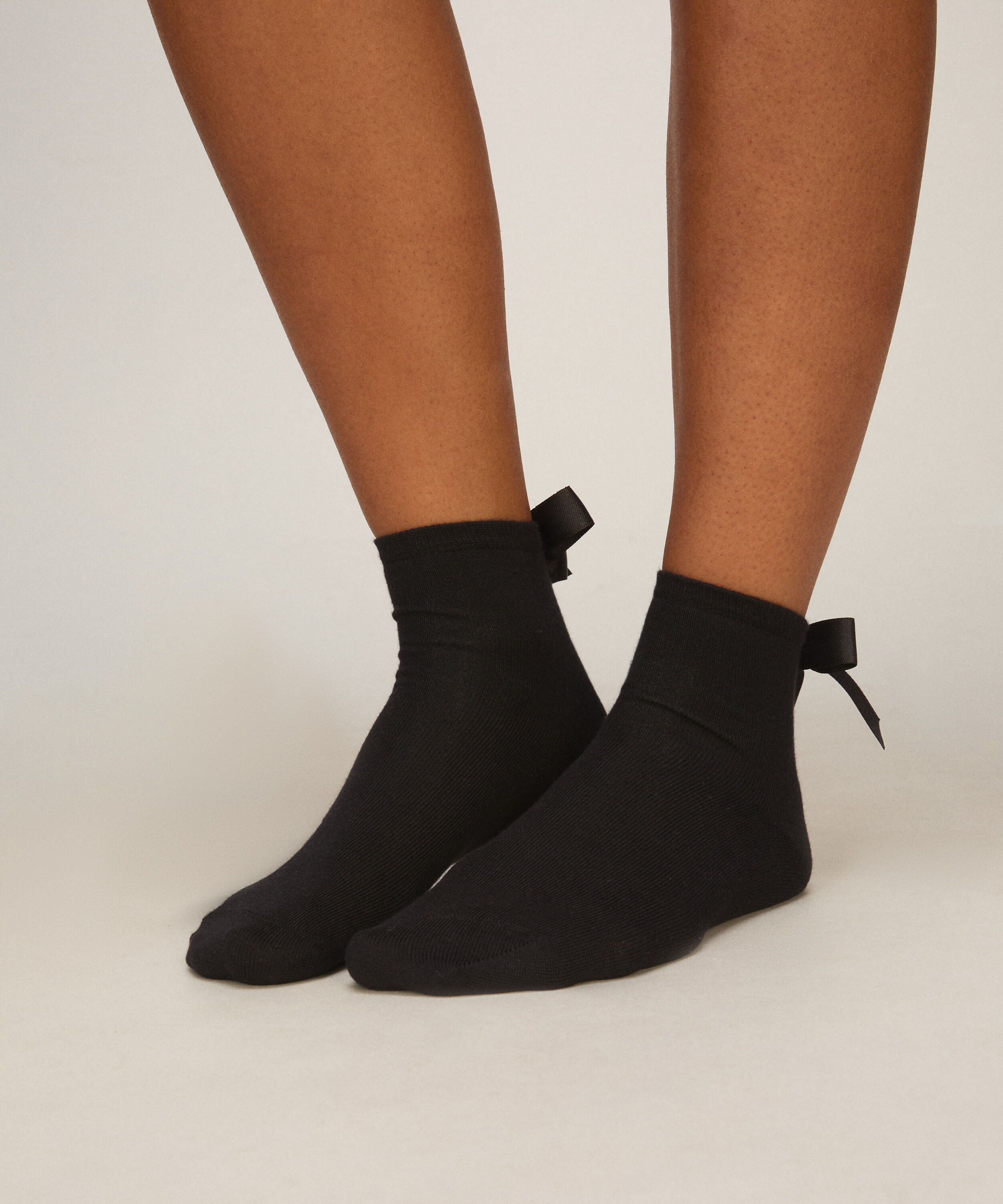 Chaussettes Bow Modal, Noir