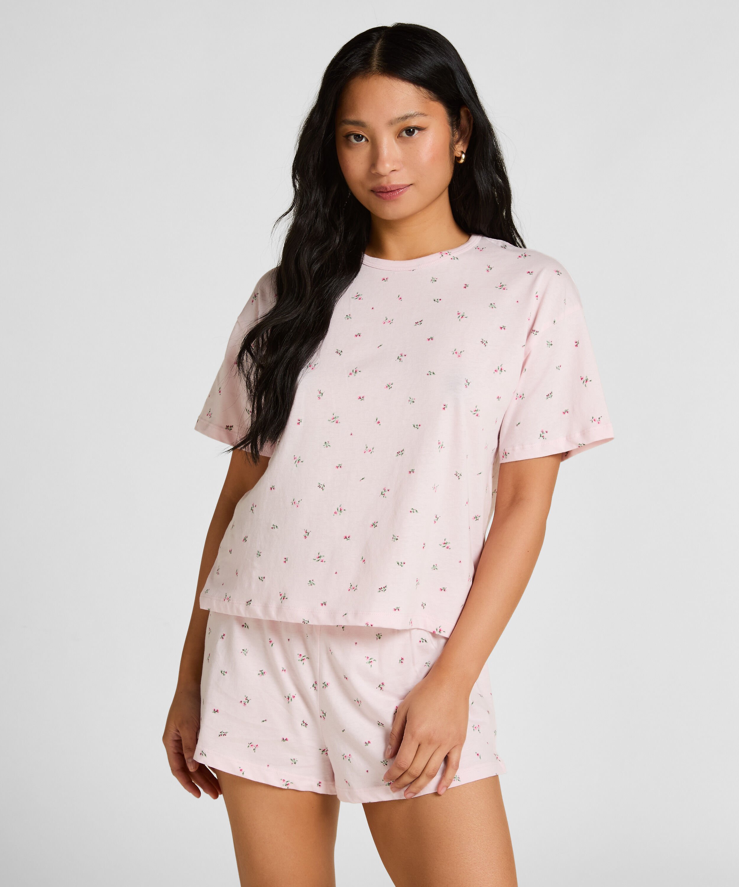 Pyjama set de coton, Rose