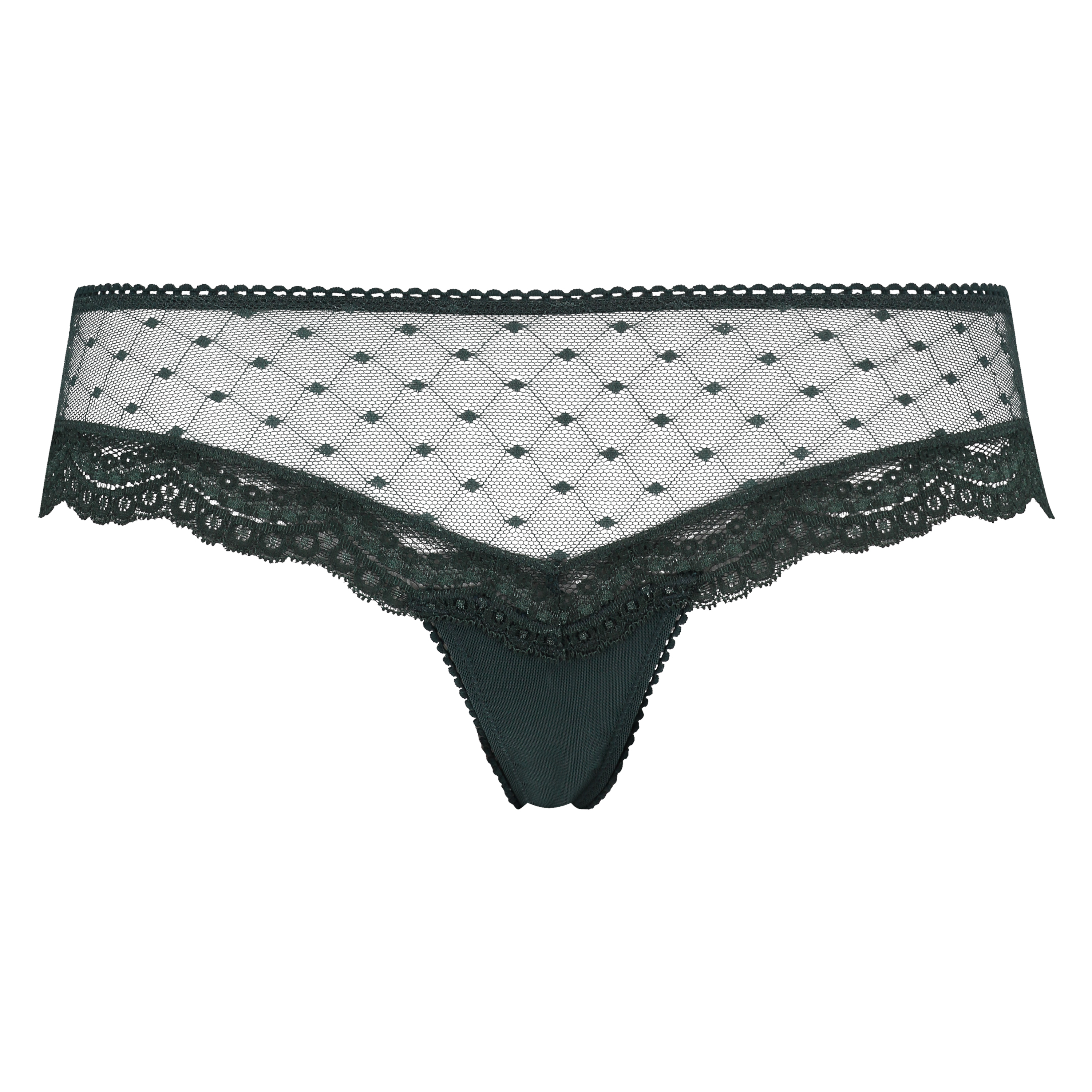 Slip br&eacute;silien Carly, Vert, main