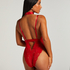 Private body entrejambe ouvert Brandy, Rouge