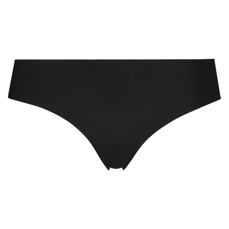Slip brésilien Invisible coton, Noir