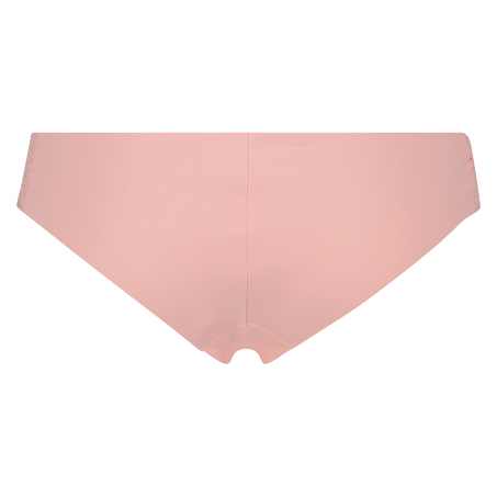 Slip brésilien Invisible Dentelle, Rose