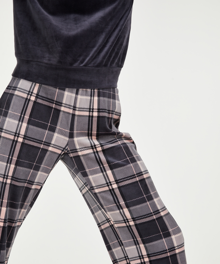 Ensemble de pyjama velours, Gris