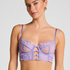Soutien-gorge à armatures non-rembourré longline Nienke, Violet