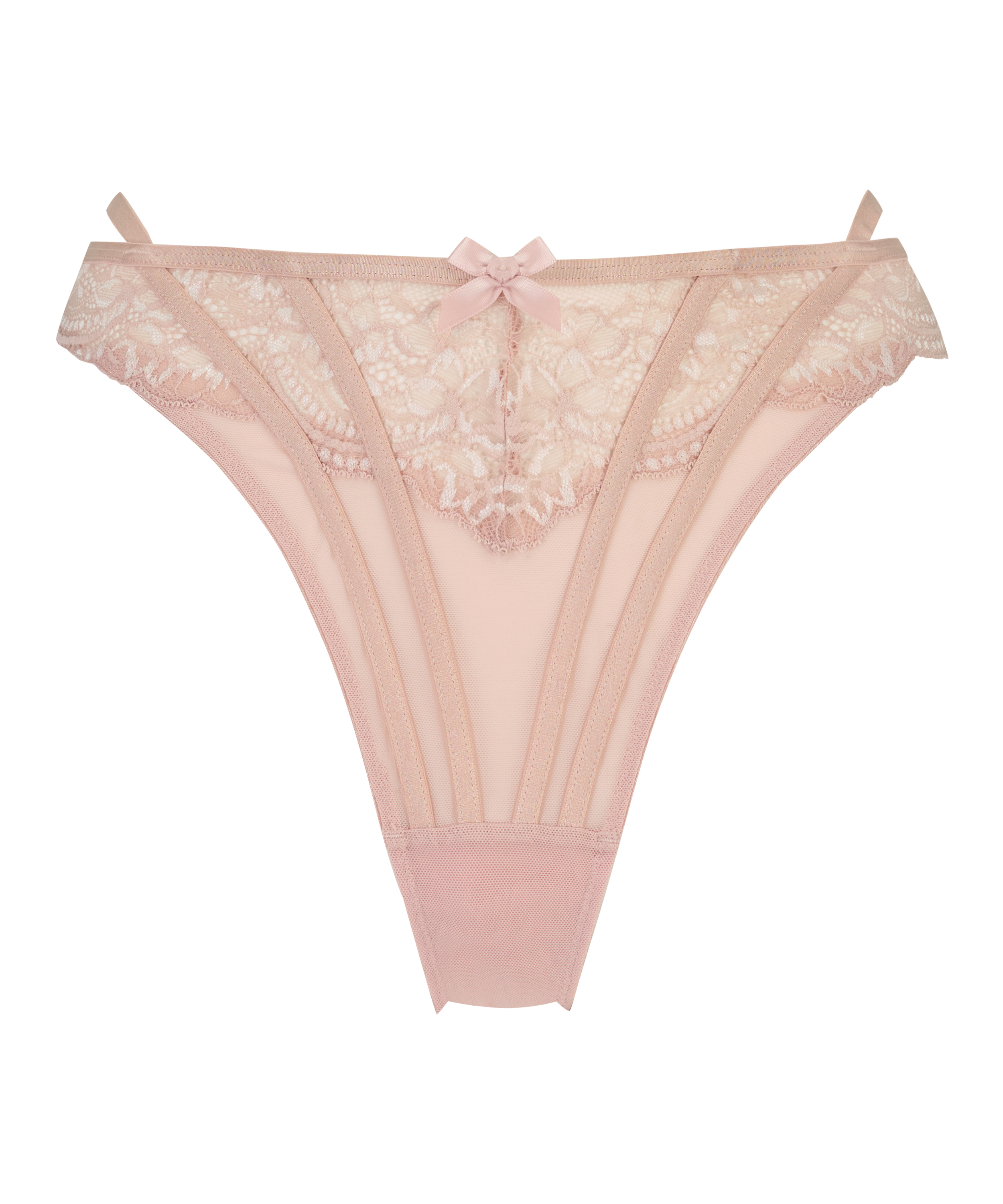 String taille haute Kirsty, Rose, main