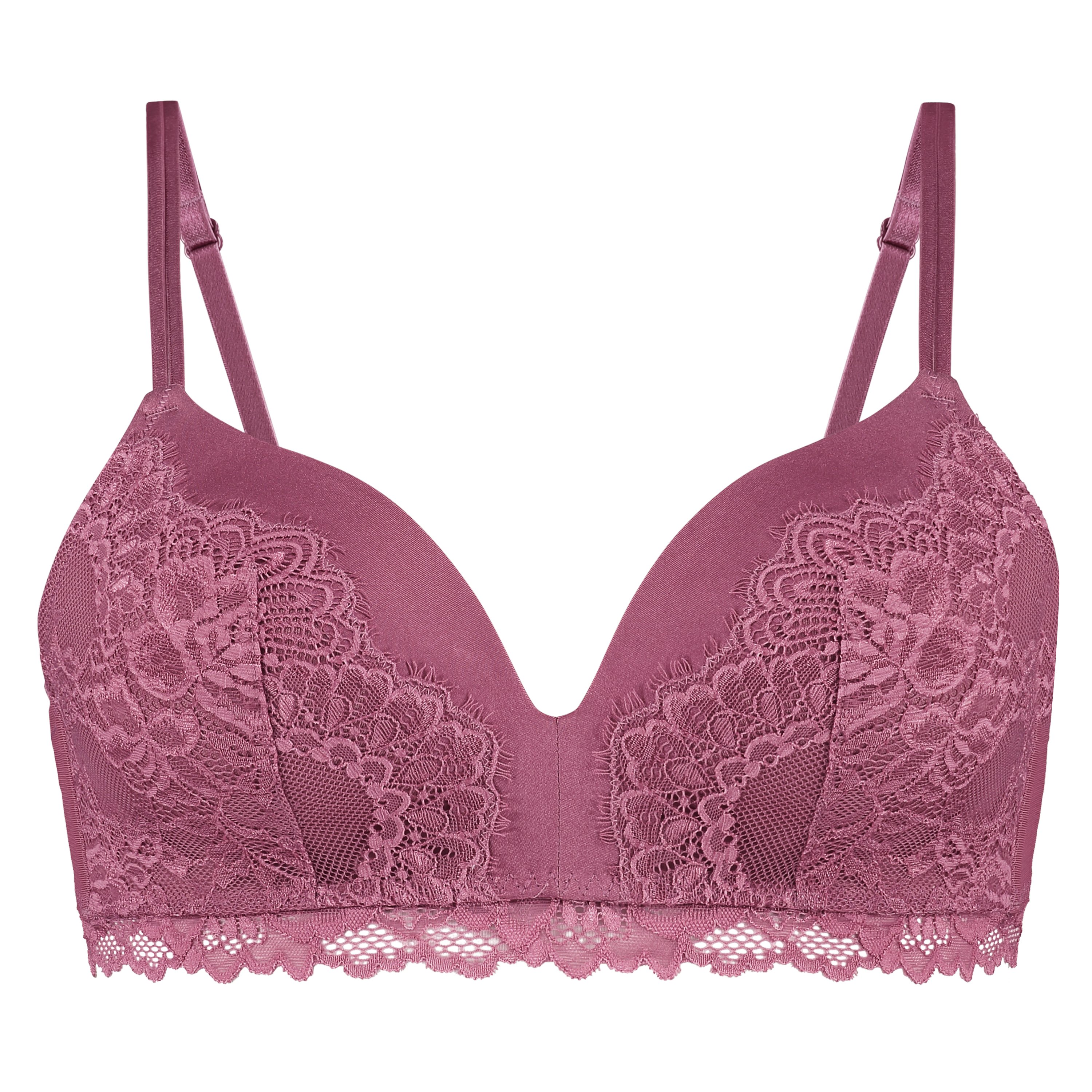 Soutien-gorge préformé sans armatures Yvonne, Rouge, main