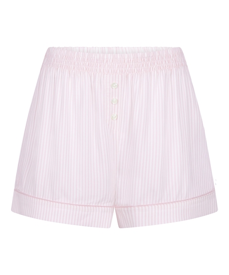 Short de pyjama tissé, Rose