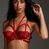 Soutien-gorge &agrave; armatures non-pr&eacute;form&eacute; Jacky, Rouge