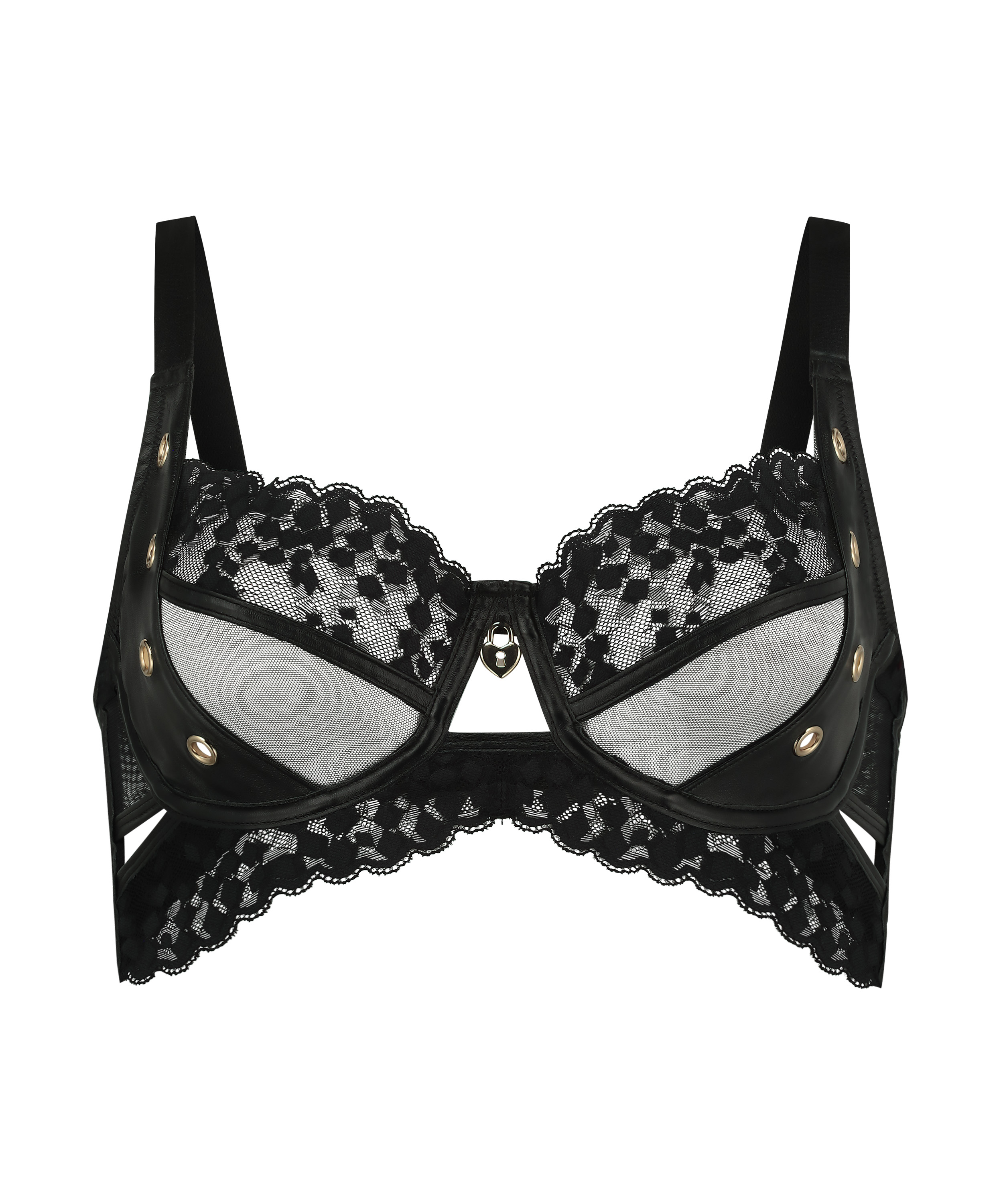 Soutien-gorge à armatures non-préformé Desire, Noir, main