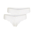 Lot de 3 slips brésiliens Chelsea, Blanc