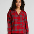 Haut de Pyjama Flanel, Rouge