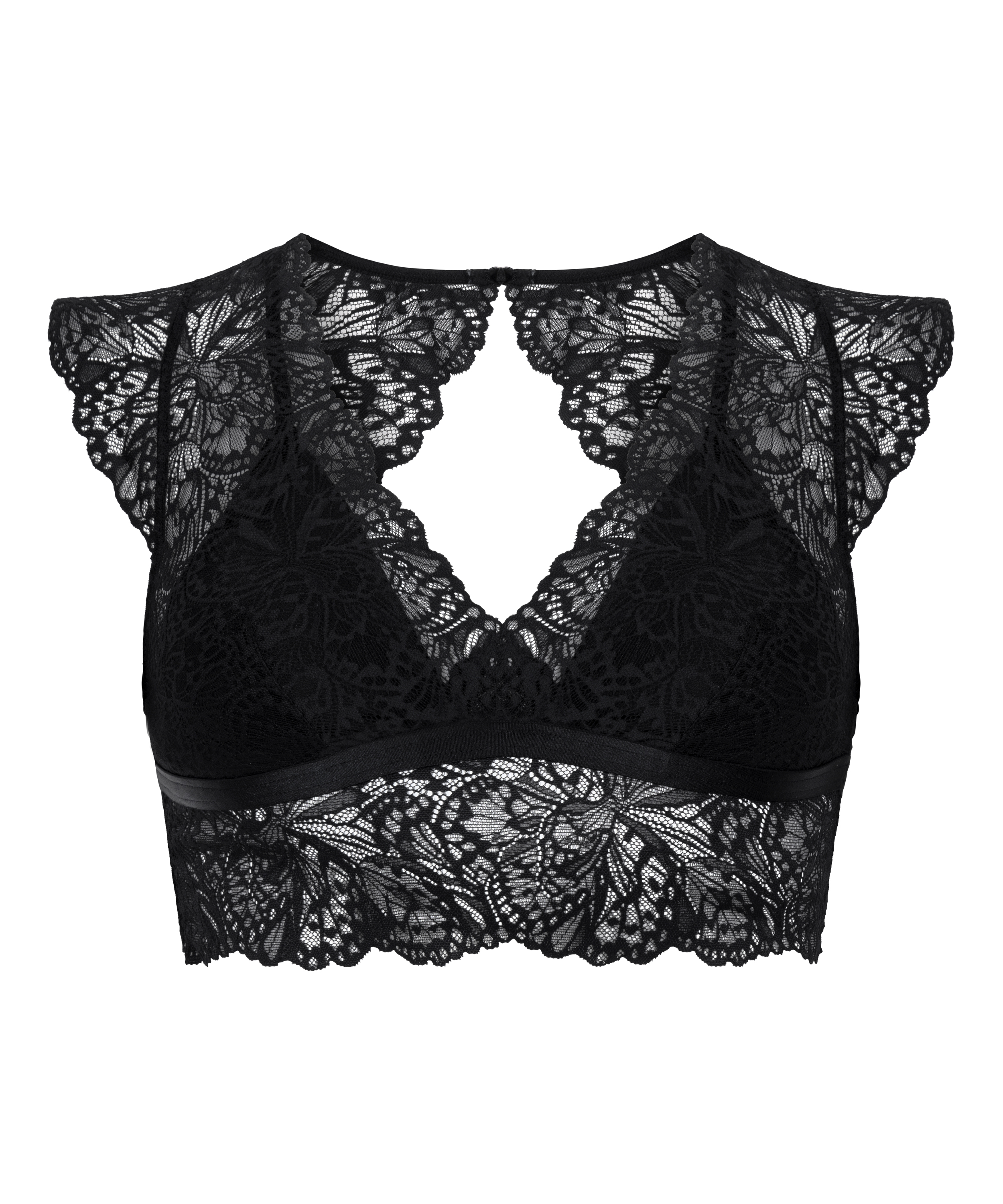Brassière Posie, Noir, main