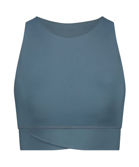 HKMX Brassière de sport de niveau 1, Bleu