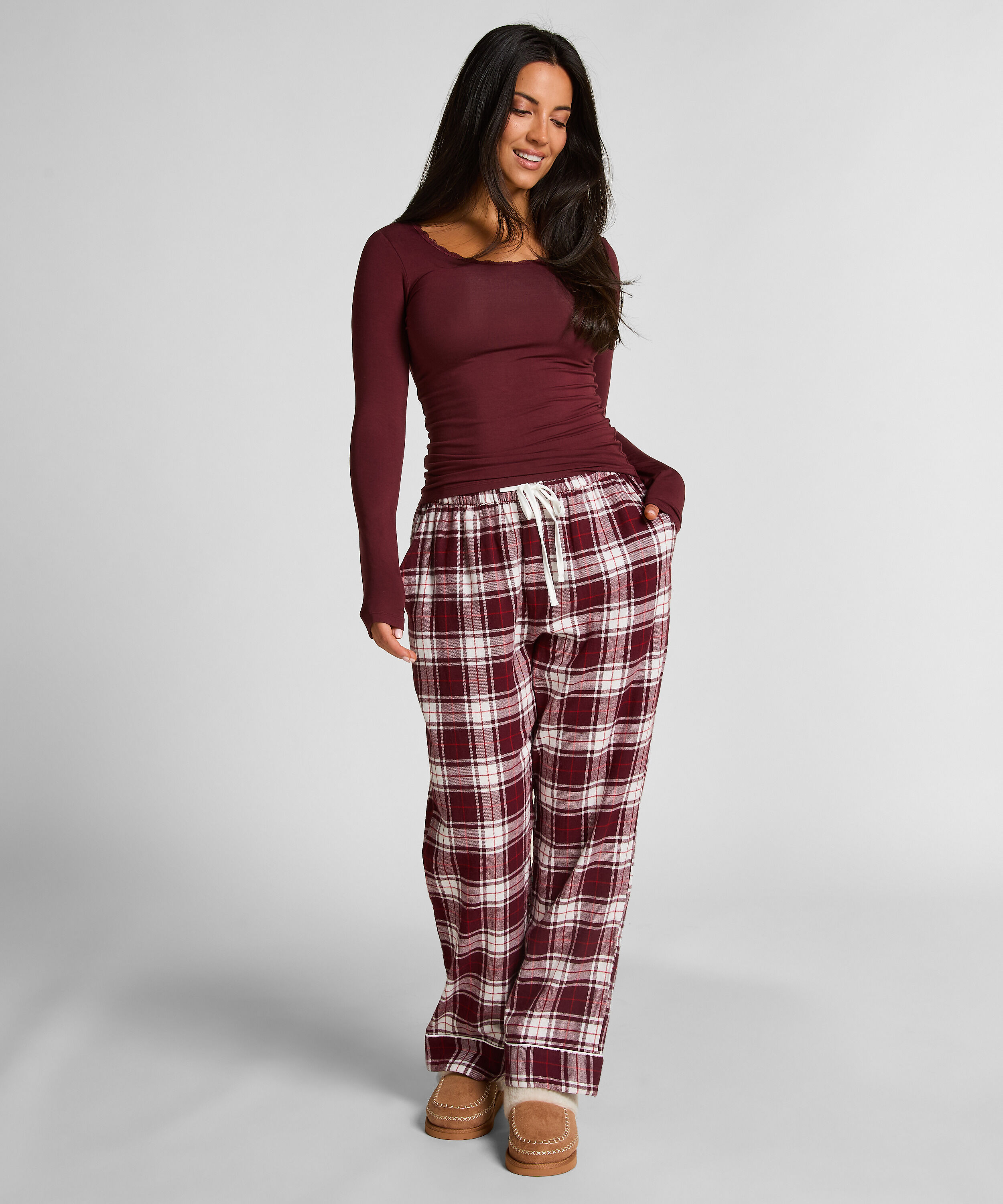 Petite pantalon de Pyjama Flanelle, Violet Petite pantalon de Pyjama Flanelle, Violet