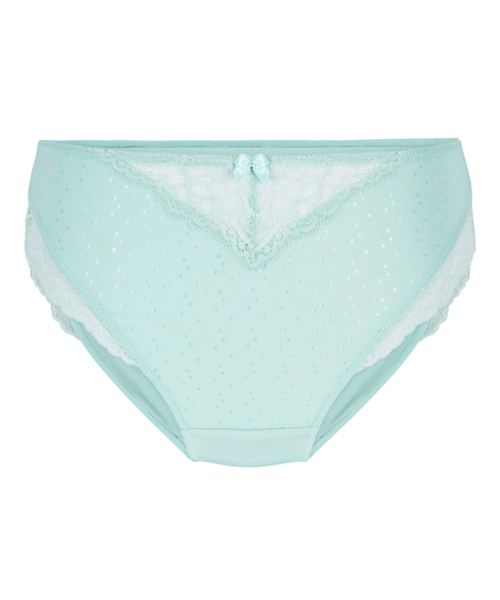 Slip taille haute Sophie, Bleu