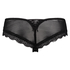 Slip brésilien Embroidered Mesh, Noir