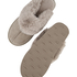 Pantoufles mules Teddy, Marron