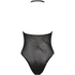 Body en lurex, Noir