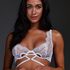 Soutien-gorge &agrave; armatures non rembourr&eacute; longline Seraphina, Blanc