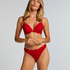 Soutien-gorge push-up à armatures préformé Teddy, Rouge