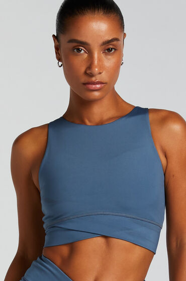 Hunkemöller HKMX Brassière de sport de niveau 1 Bleu