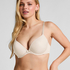 Soutien-gorge à armatures préformé Plunge, Beige