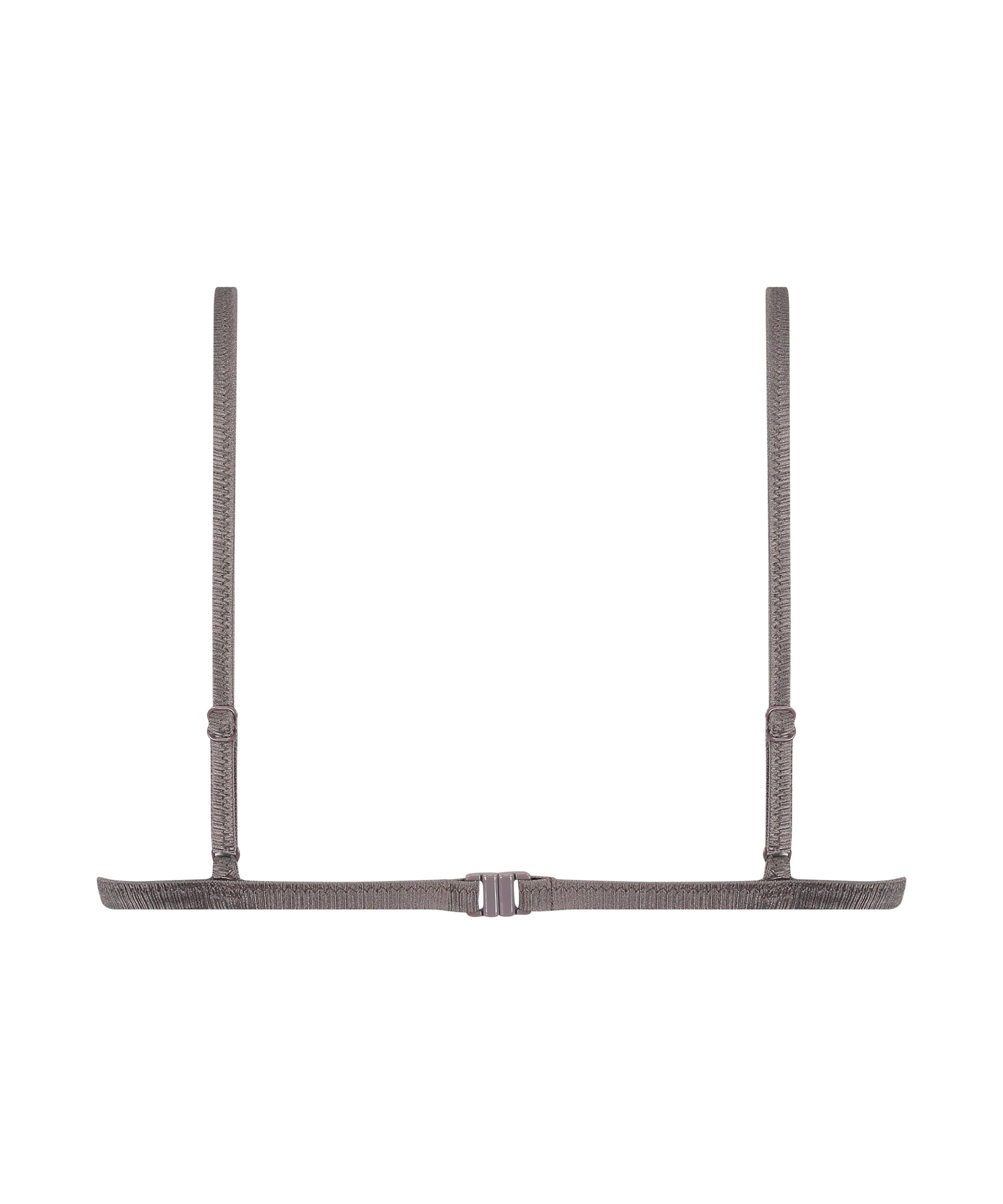 Haut de bikini triangle Luna, Gris, main