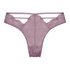 Slip brésilien échancré Clara, Violet