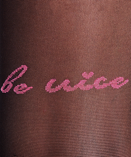 Bas autofixants 30 deniers Be Nice, Rose