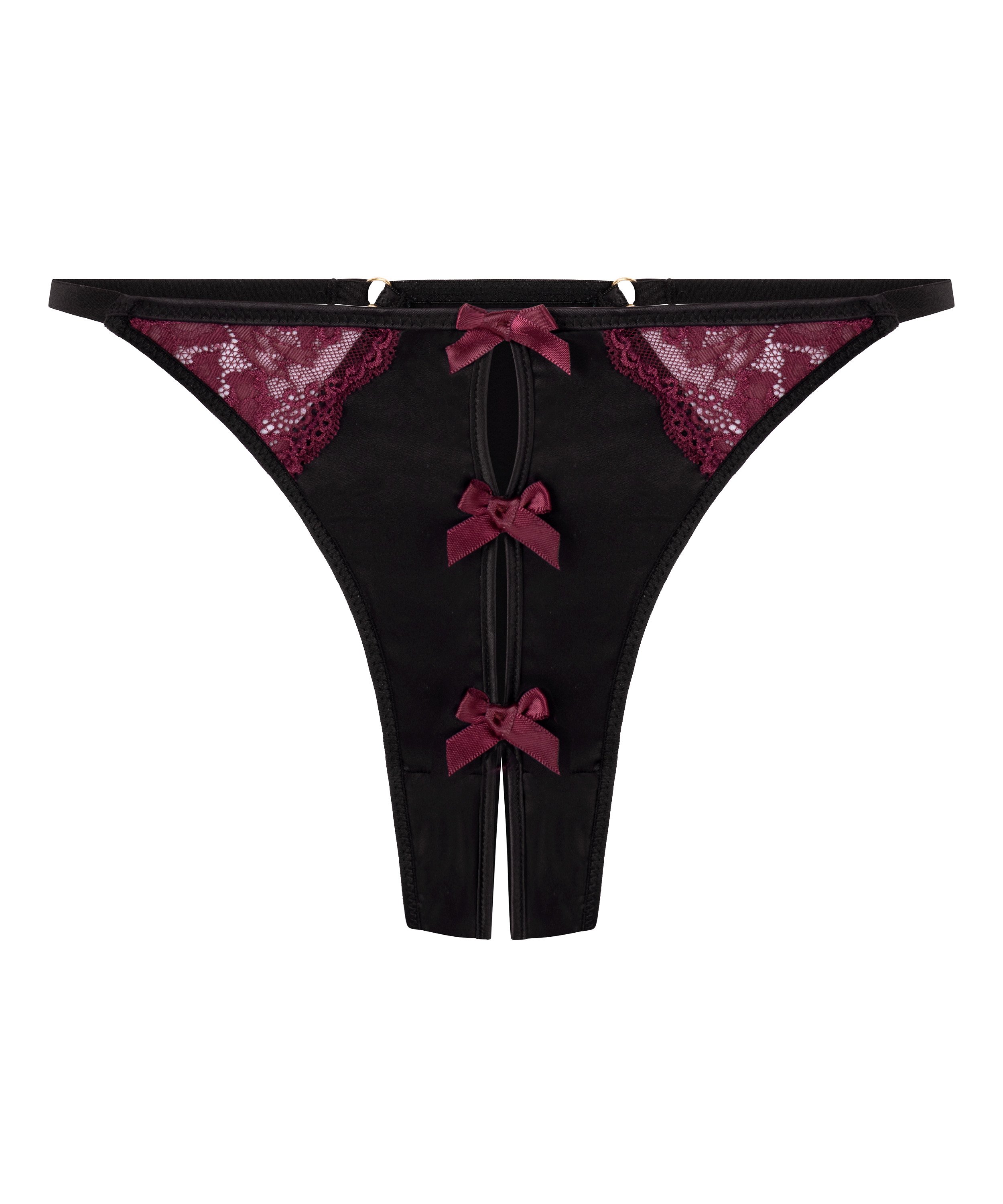 String jambes hautes Ambra, Noir, main