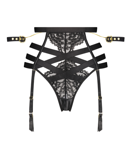 String taille haute Ivy, Noir