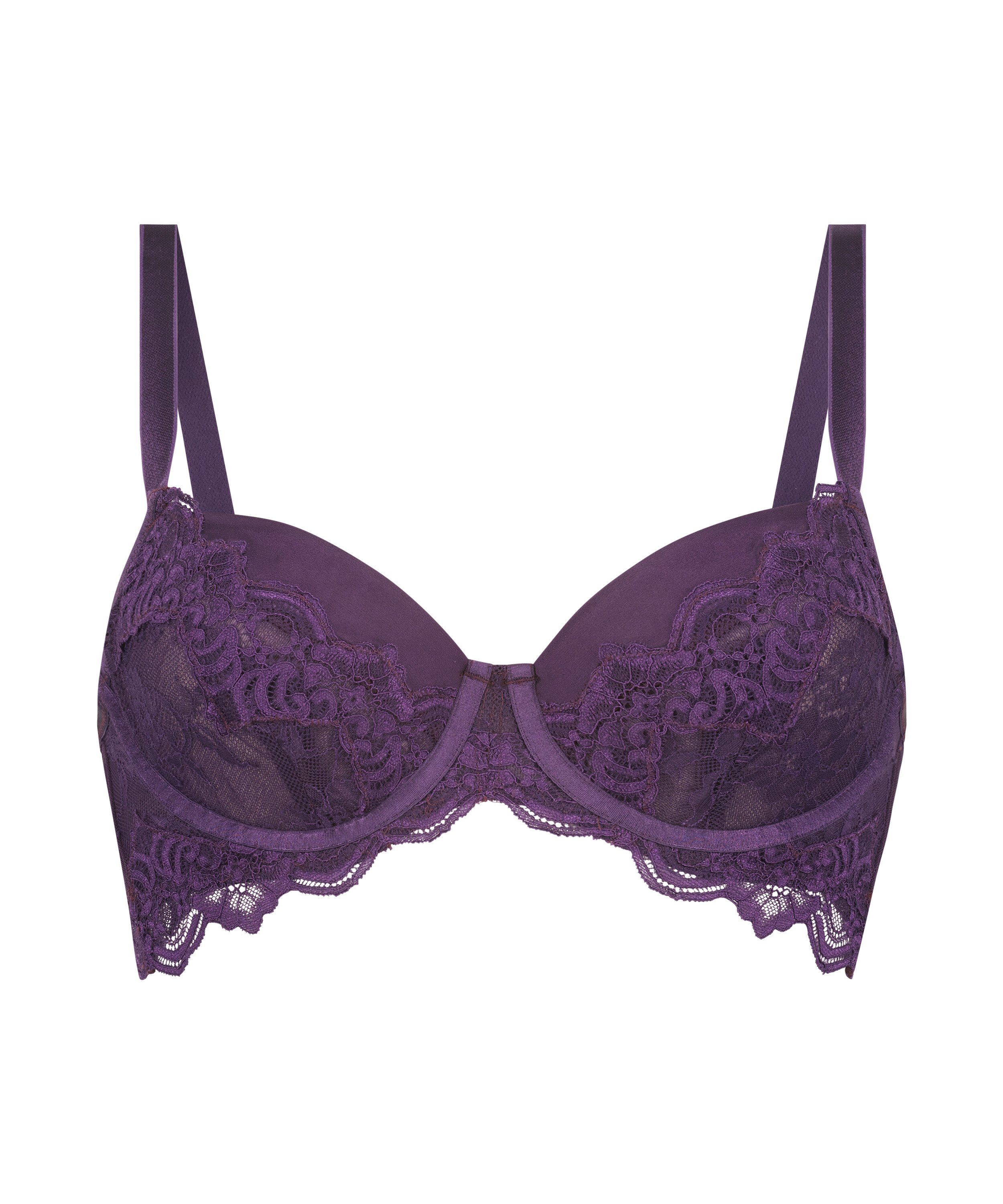 Soutien-gorge rembourré à armatures Sienna, Violet, main