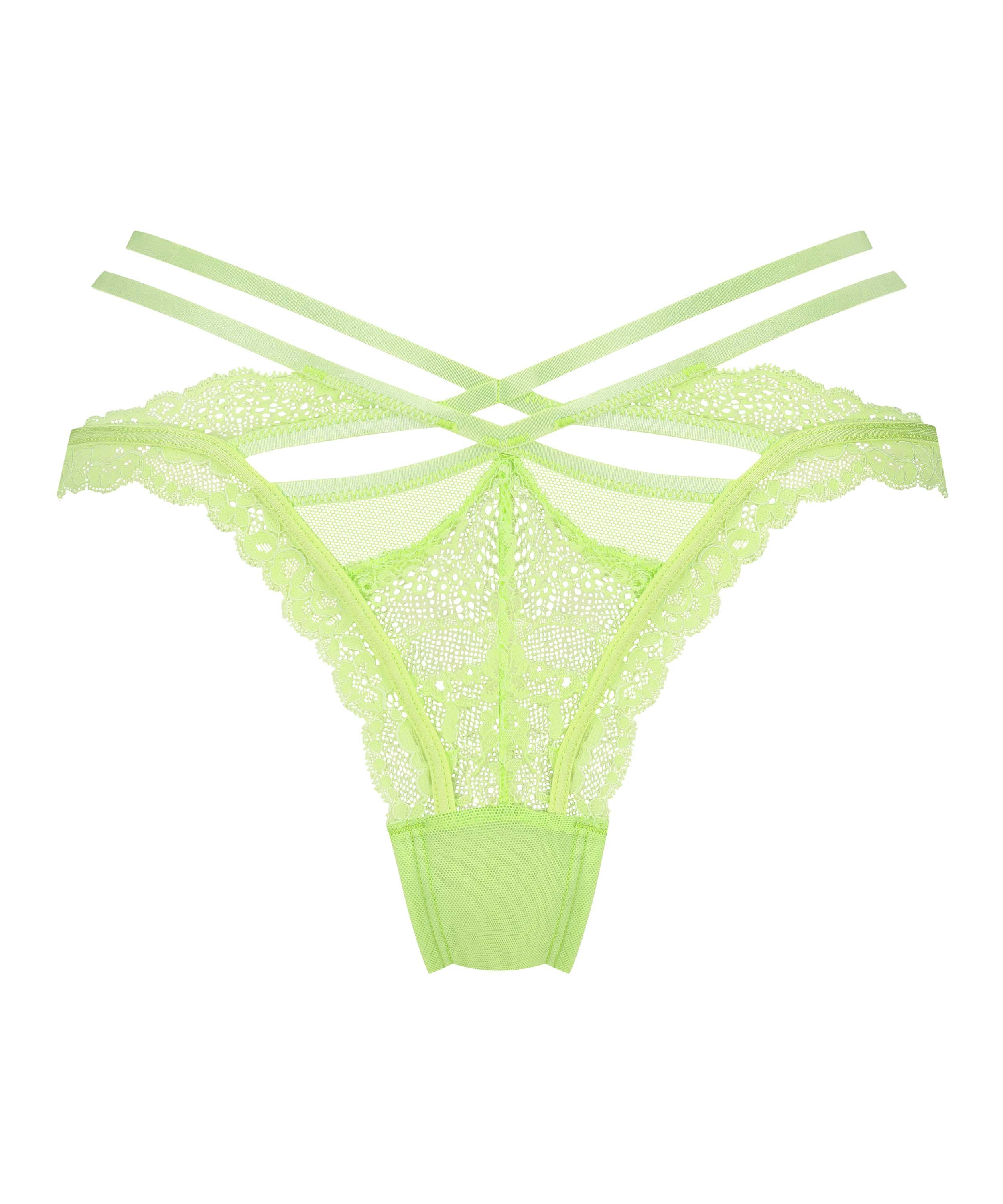 Slip brésilien Janine, Vert, main