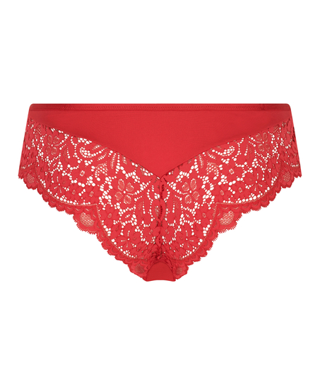 Slip brésilien Rose, Rouge