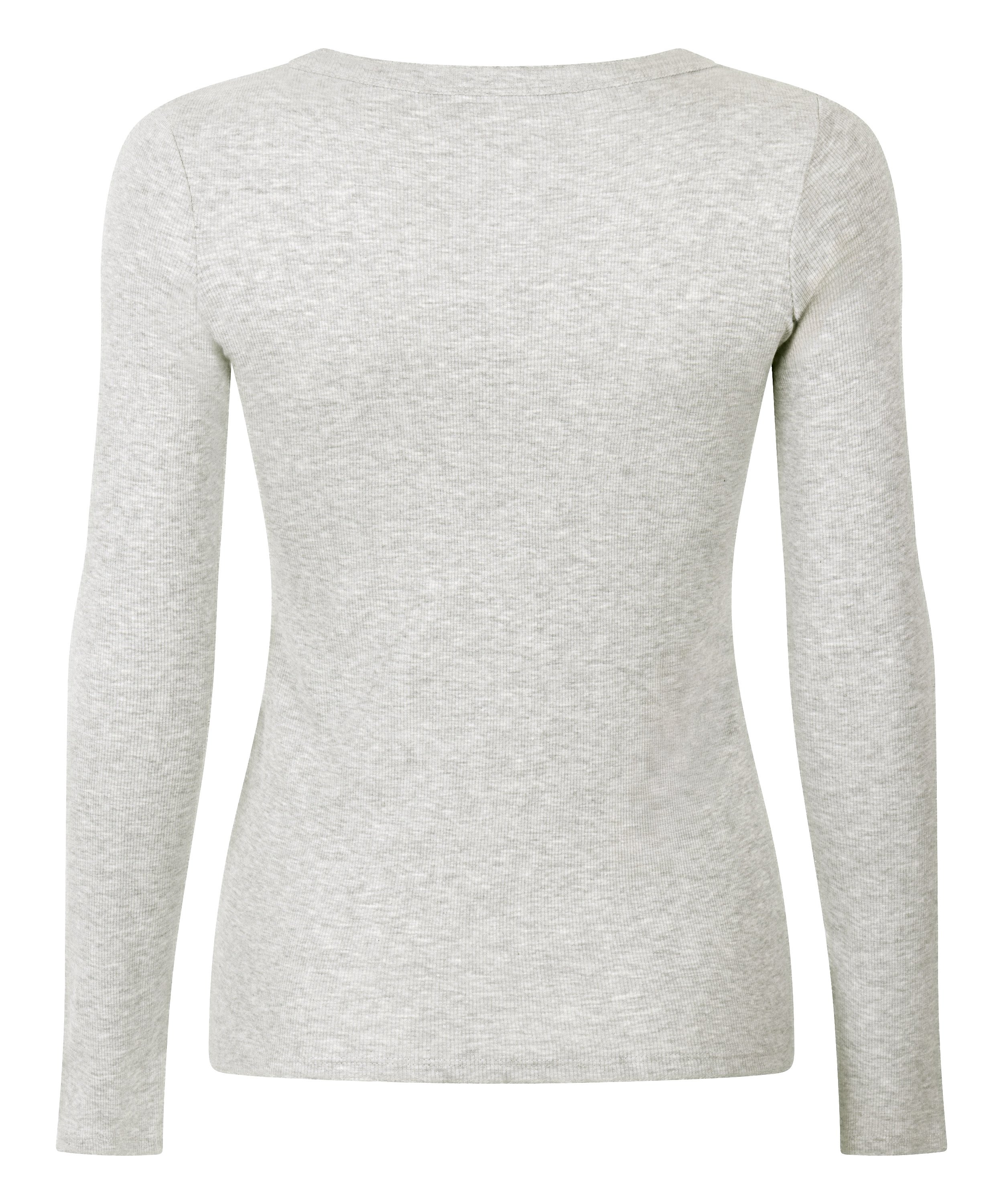 Top de pyjama Coton, Gris, main
