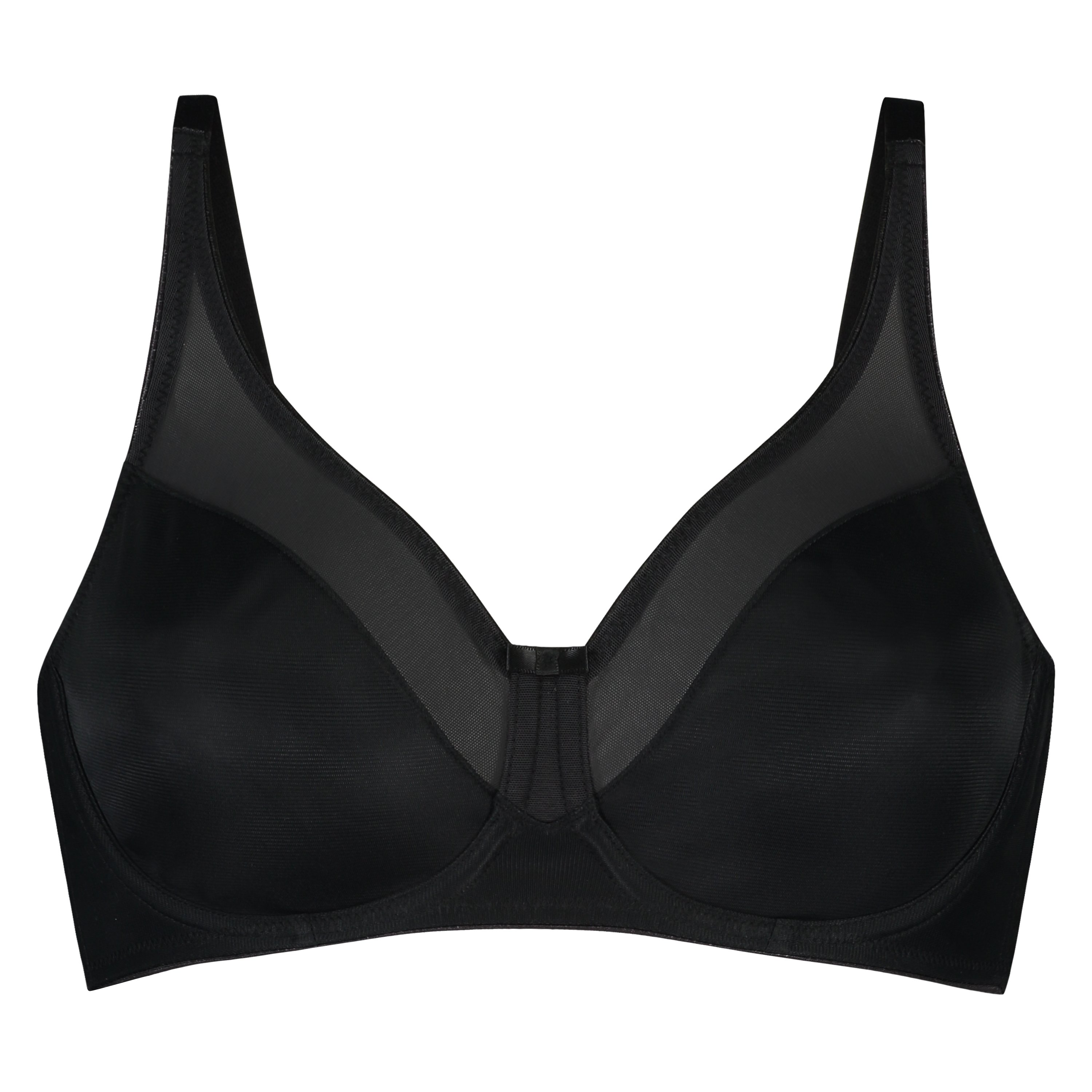 Soutien-gorge à armatures non-préformé minimiseur Nina, Noir, main