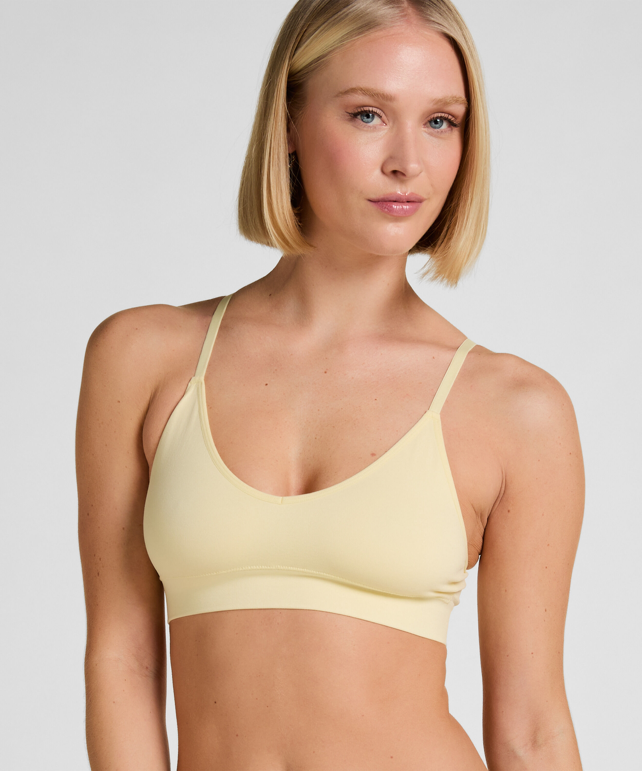 Brassière triangle Dide, Jaune