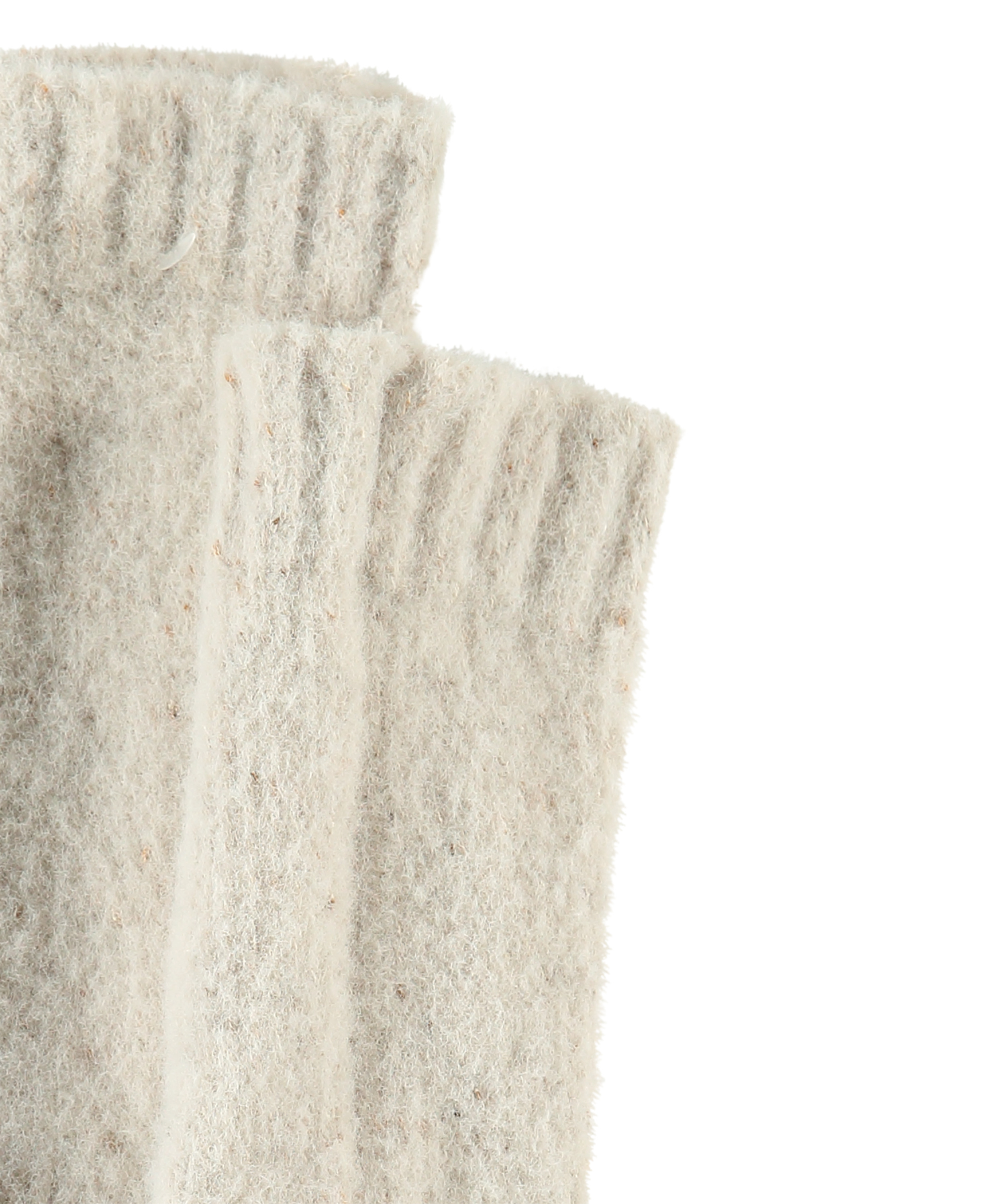 Chaussettes Duveteuses, Blanc, main