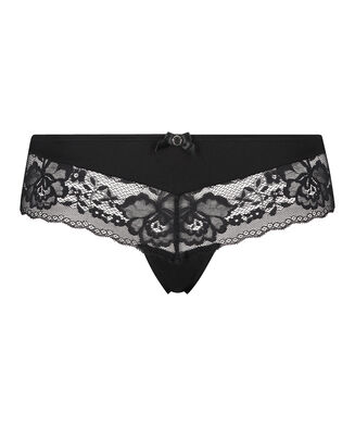 Slip br&eacute;silien Maya, Noir