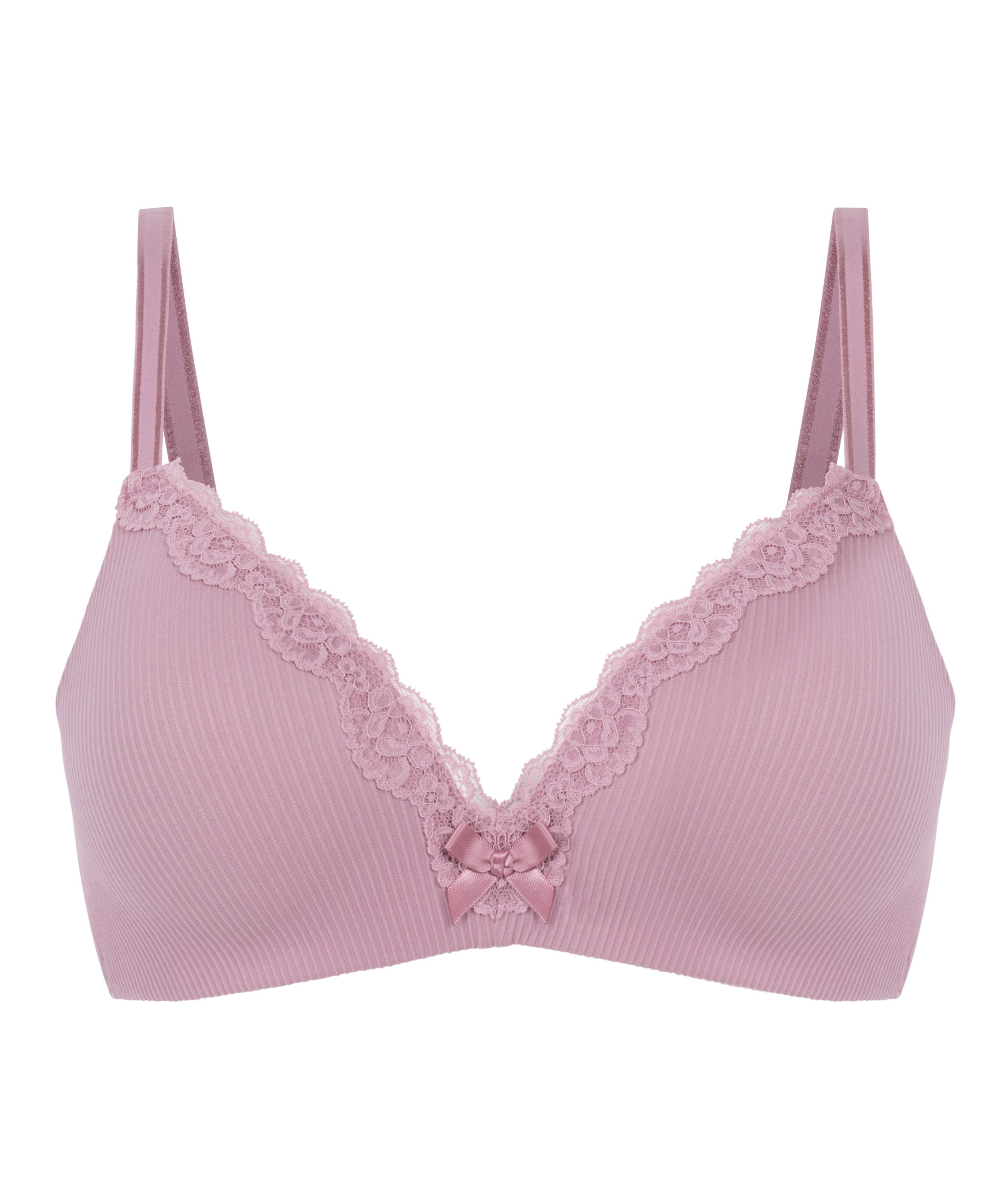 Soutien-gorge sans armatures préformé Lola, Rose, main
