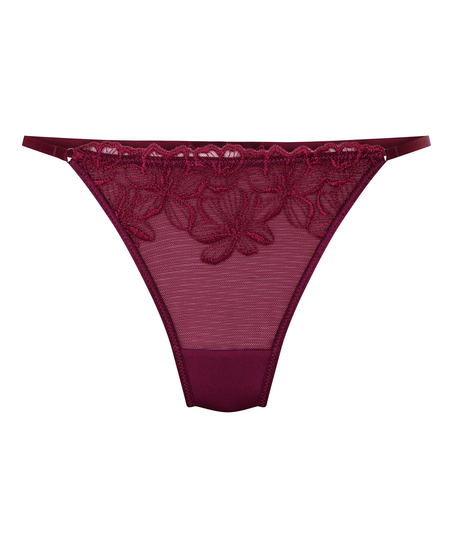 Tanga Margot jambe haute, Violet