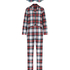 Pyjama Check Twill, Blanc