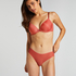 Slip brésilien invisible Stripe mesh, Rouge
