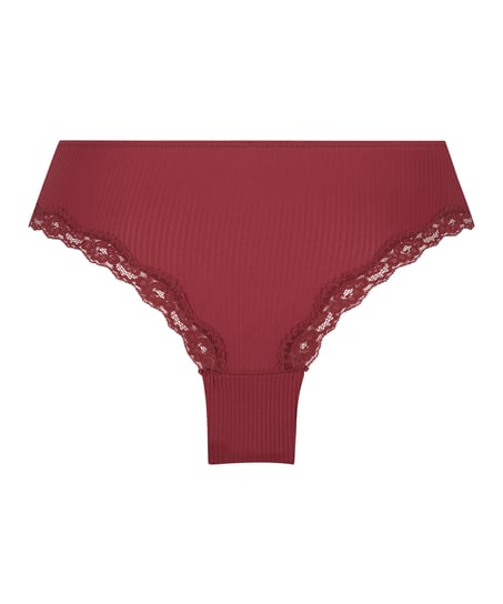 Slip br&eacute;silien Lola, Rouge
