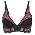 Soutien-gorge push-up &agrave; la palangre &agrave; armatures rembourr&eacute; Zinnia Ann Kathrin, Noir
