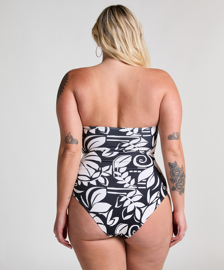 Maillot de bain bandeau Maurice, Noir